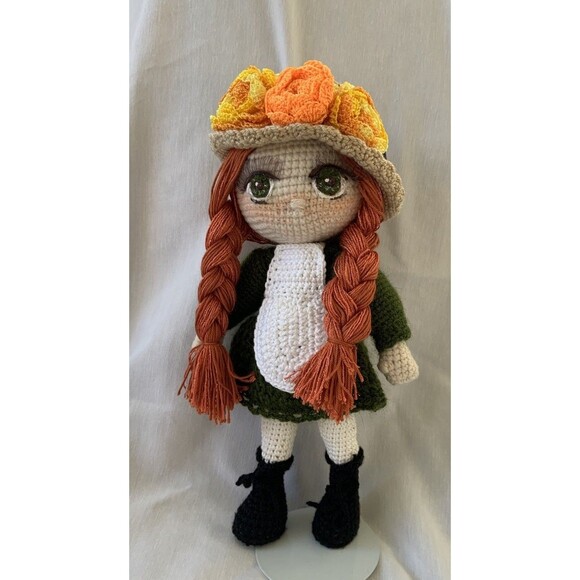 Anne Shirley: Anne of Green Gables Crocheted Doll Crochet Literary Character